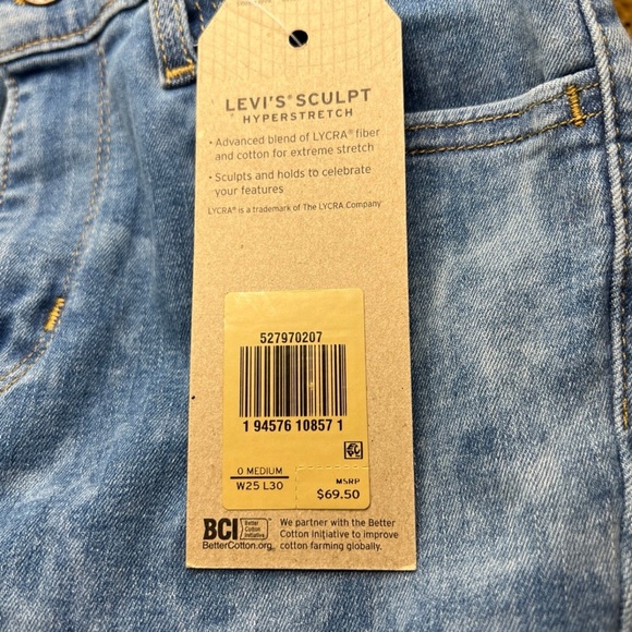LEVI’s 720 HIGH RISE SUPER SKINNY WOMEN'S JEANS - Picture 3 of 4